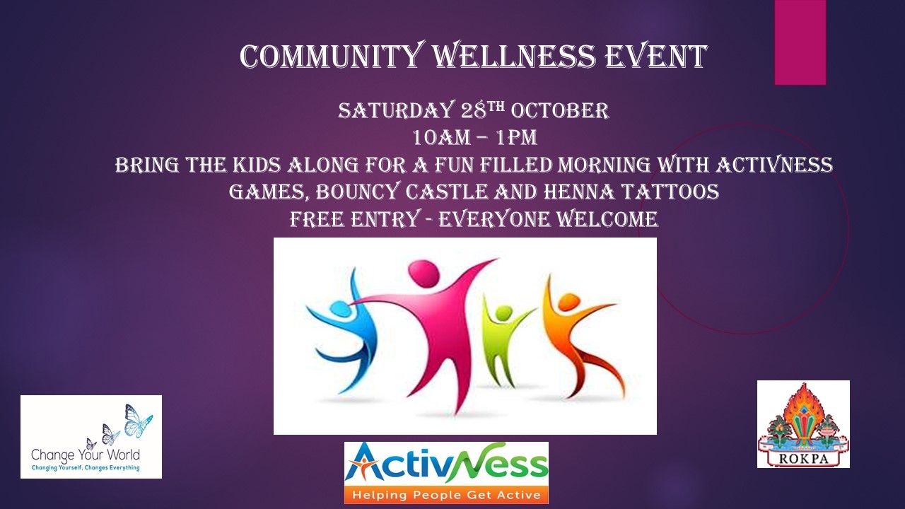 Wellness Event – 28th October