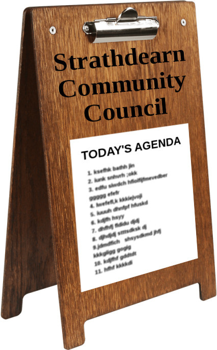 SCC Agenda for meeting : 11 Feb 2020, 7.30pm