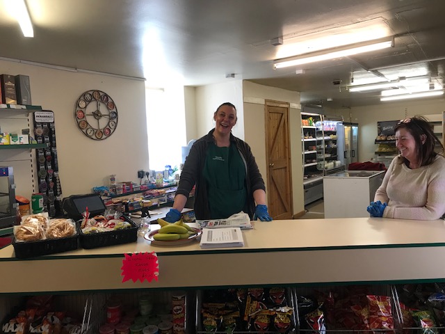 Covid-19 Counter Service in the Community Shop