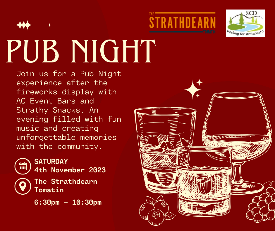 Strathdearn Pub Night