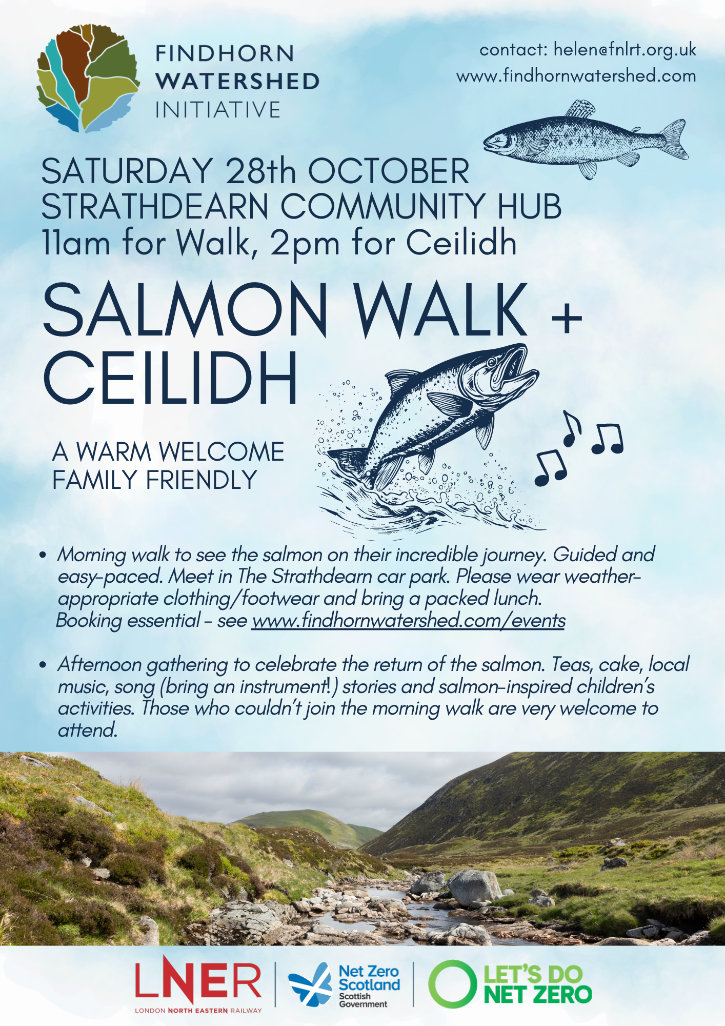 Salmon Walk & Ceilidh (NOTE CHANGE OF LOCATION)