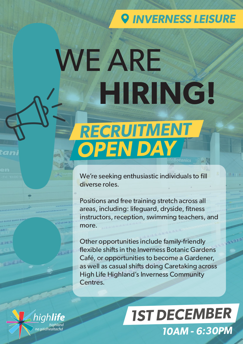 Employment Opportunities – Inverness Leisure