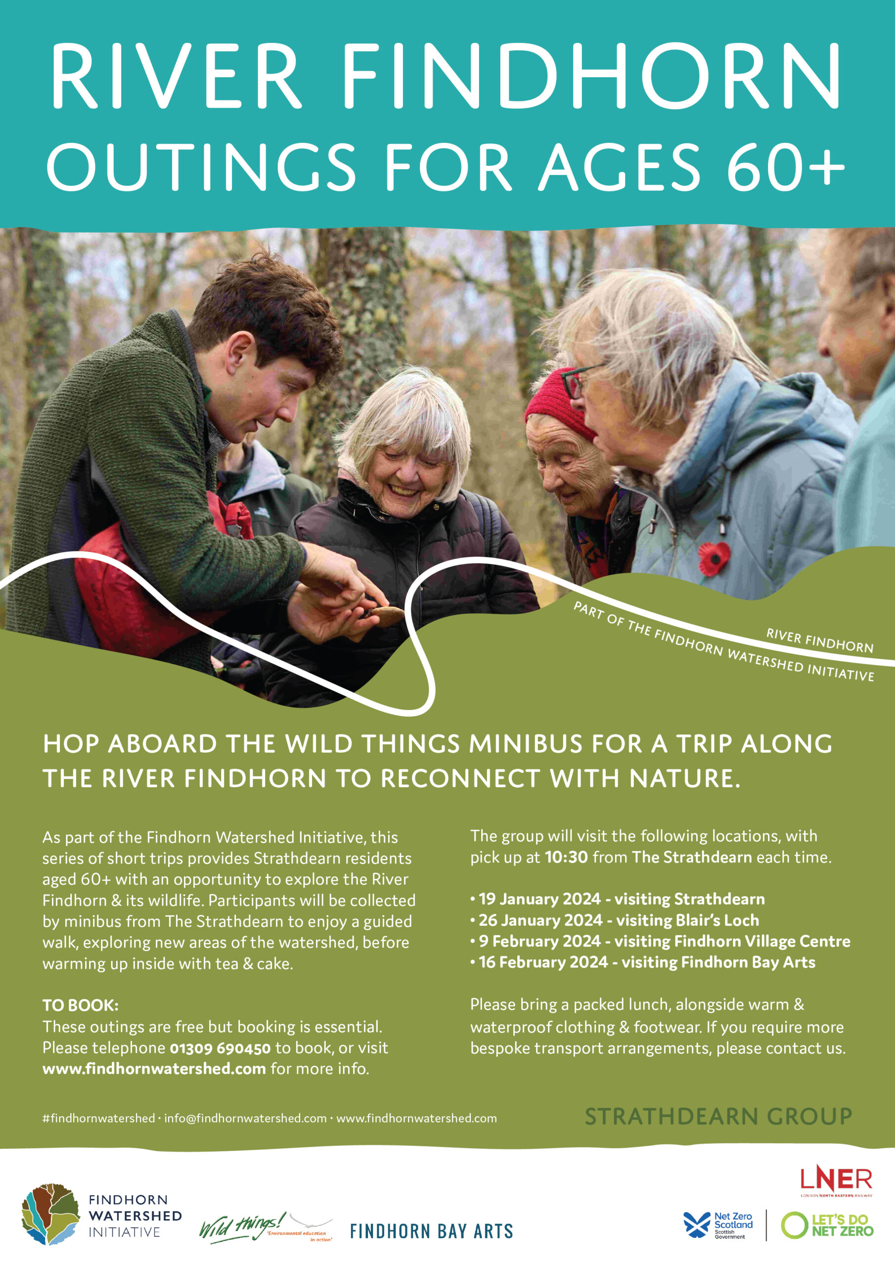 Re-scheduled dates for ‘Wild Things’ minibus trips.