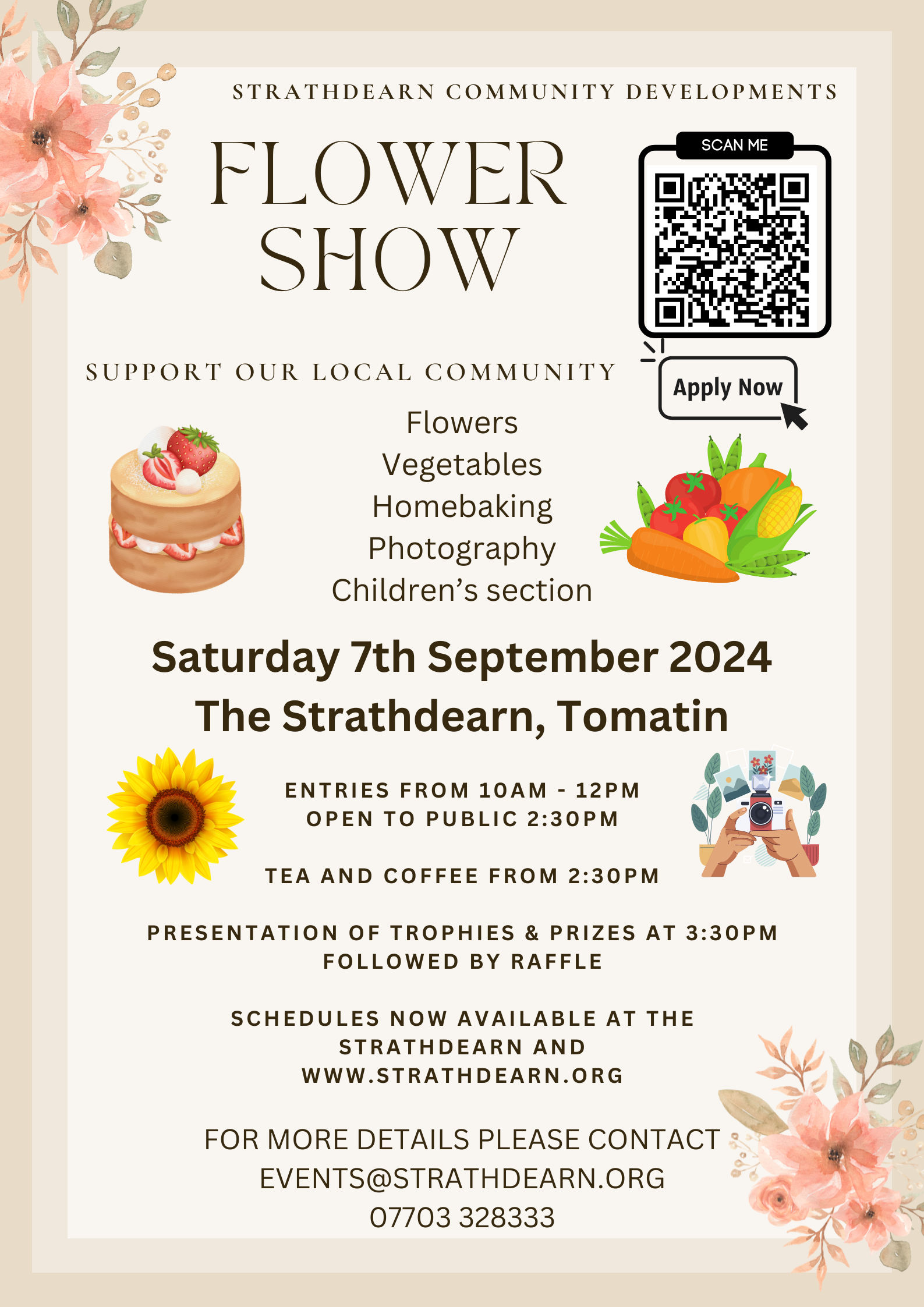 Strathdearn Flower Show – 7th September