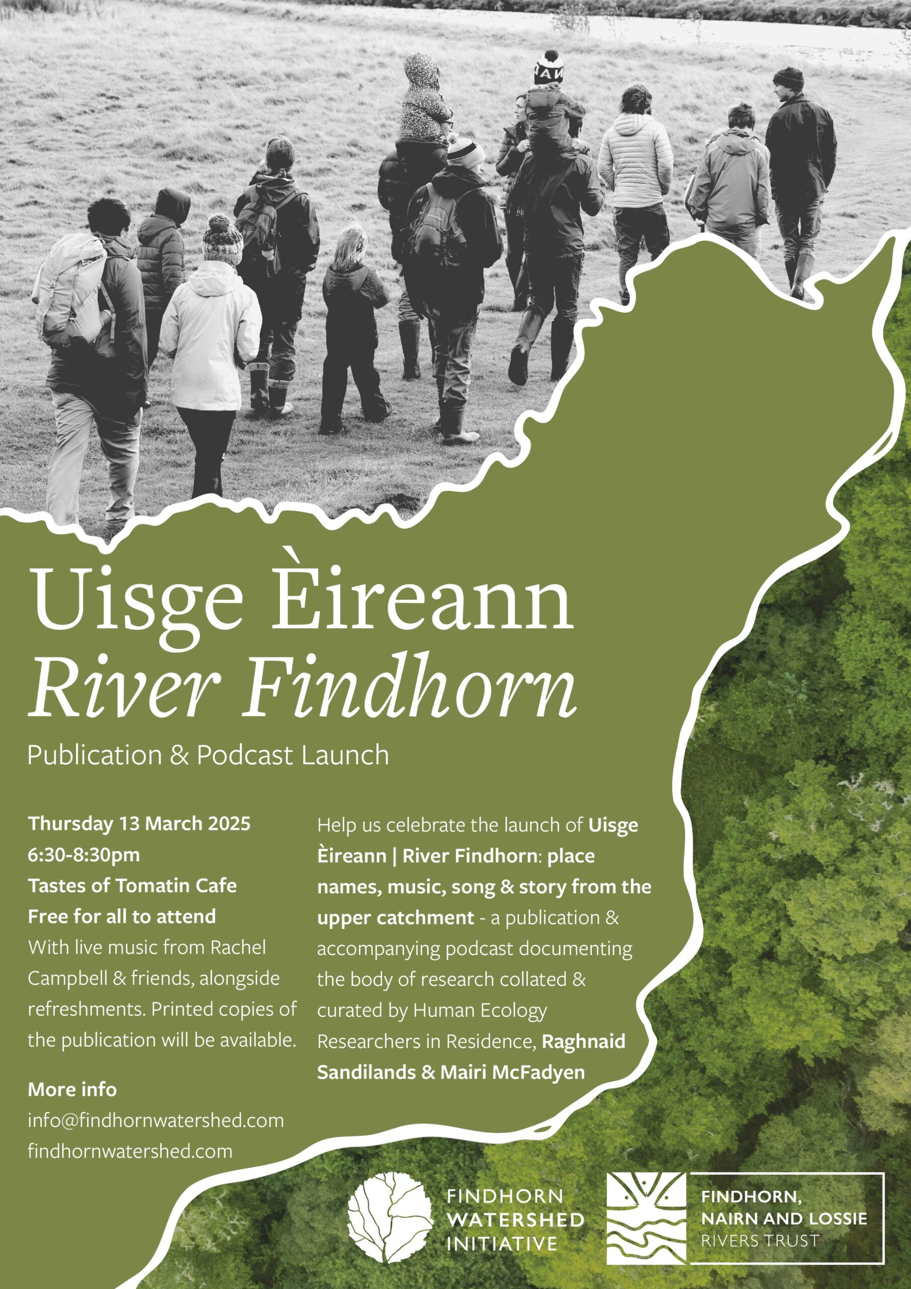 Uisge Èireann | River Findhorn – publication & podcast launch