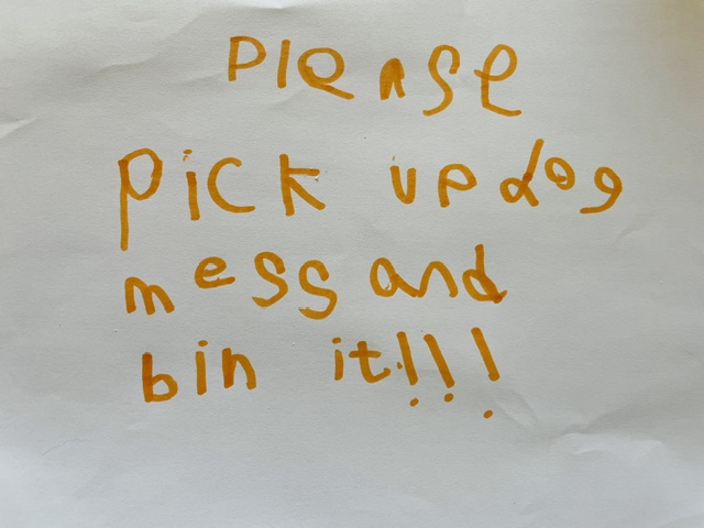 Please Pick Up After Your Dog